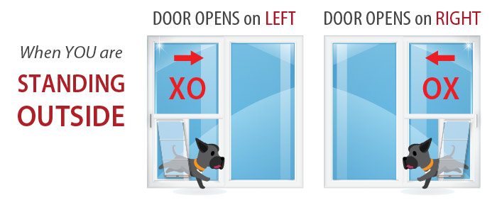 A Dog Using Flap Door- Pet Door Products