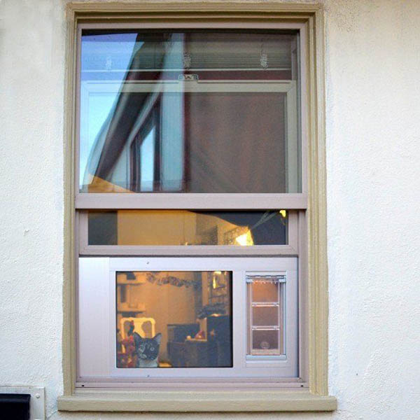 Durable Cat Flap Window Inserts, Sliding Window Cat Door Insert