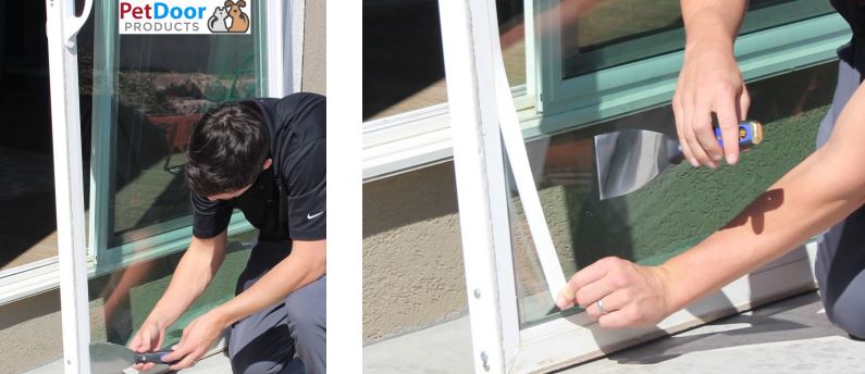 Diy Pet Door Installation Dog And, How To Install A Sliding Patio Door Diy