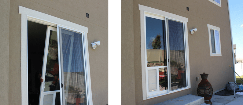 Diy Pet Door Installation Dog And, Diy Cat Door For Sliding Window