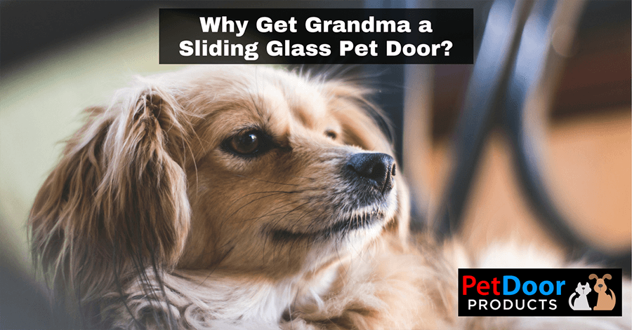 Seniors and Sliding Glass Pet Doors - Pet Door Products Utah