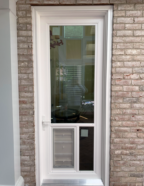 French Doors With Dog Door